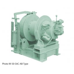 Tời kéo cuốn cáp khí nén Nhật bản SANEI SEIKI air winch W-50 5 tấn   